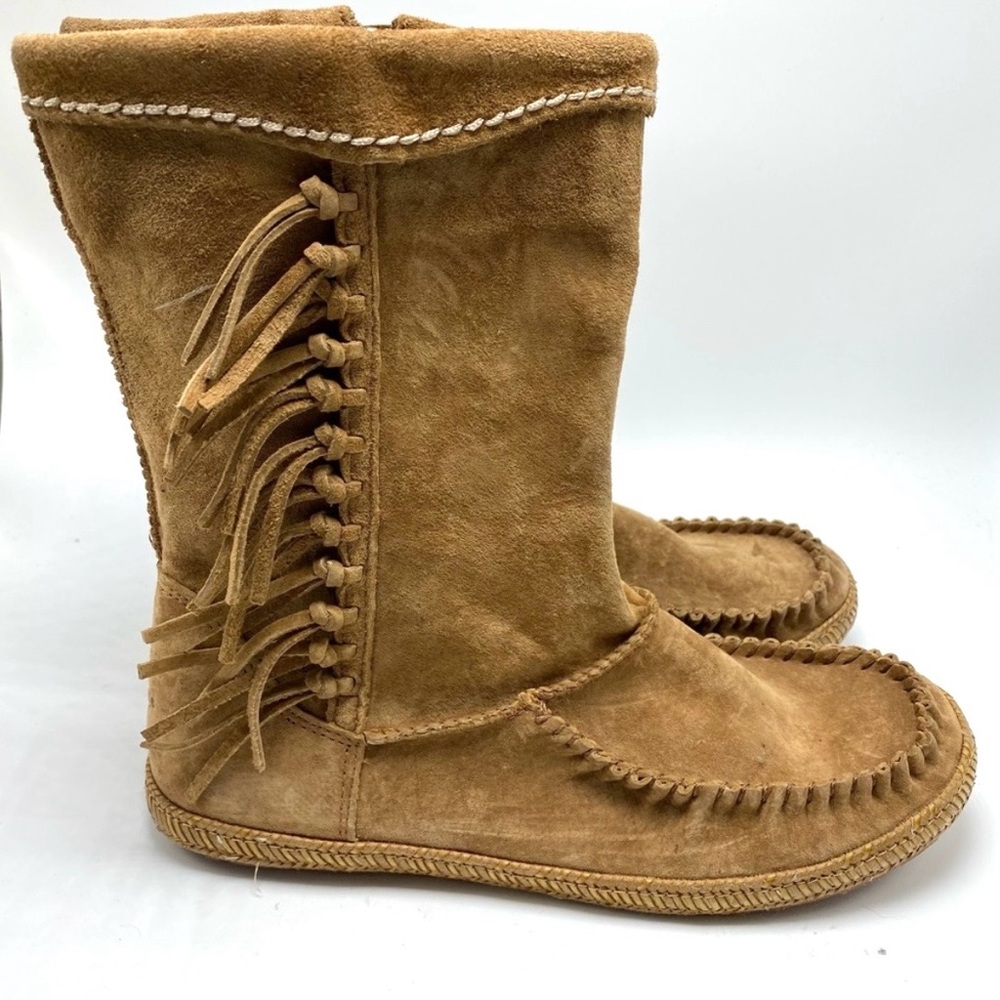 UGG Kaysa Suede Moccasin Boots - Picture 2 of 7